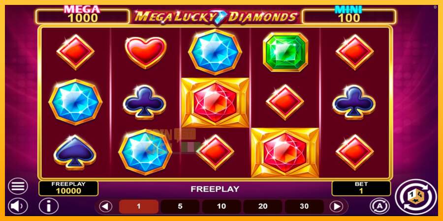 Spielautomat Mega Lucky Diamonds Hold & Win für echtes geld 1