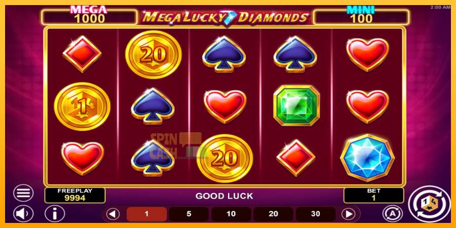 Spielautomat Mega Lucky Diamonds Hold & Win für echtes geld 2