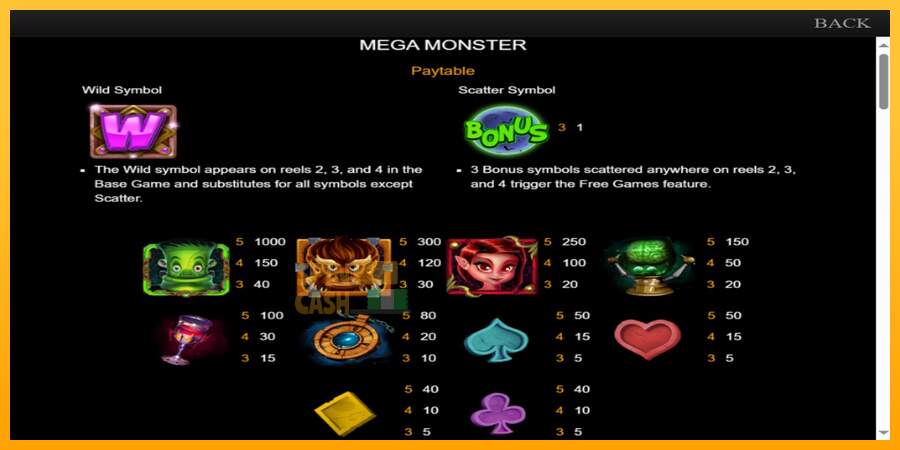 Spielautomat Mega Monster für echtes geld 3