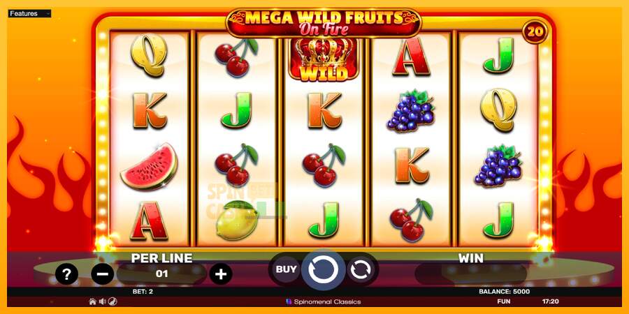 Spielautomat Mega Wild Fruits - On Fire für echtes geld 2