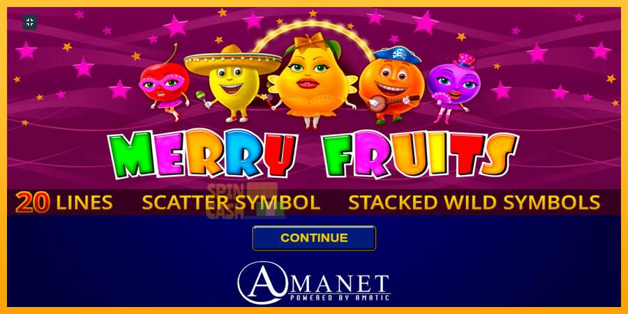 Spielautomat Merry Fruits für echtes geld 7