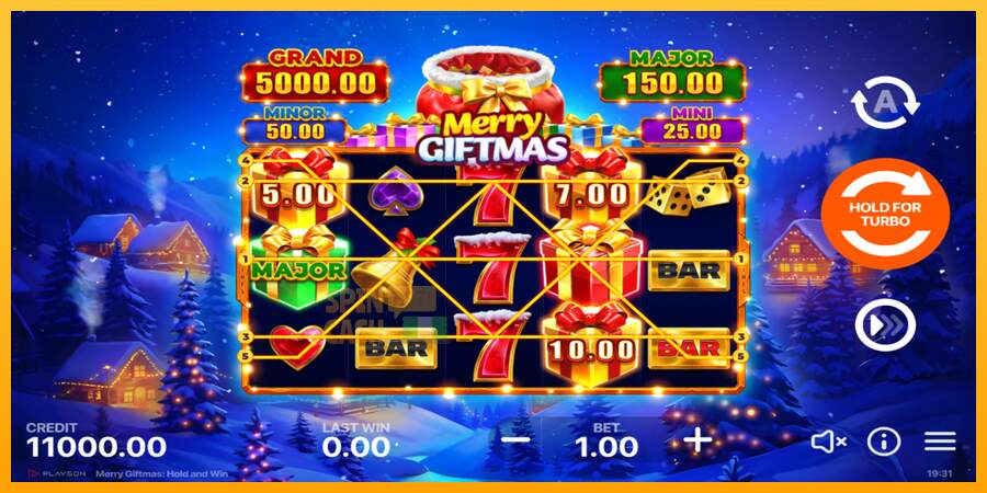 Spielautomat Merry Giftmas für echtes geld 3