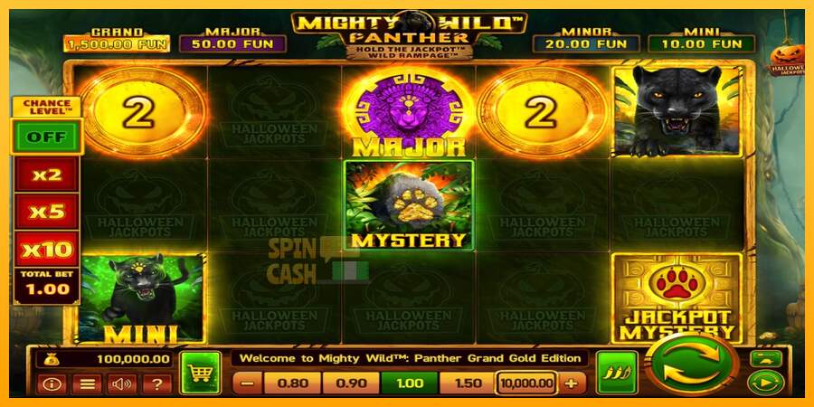 Spielautomat Mighty Wild: Panther Grand Gold Edition Halloween Jackpots für echtes geld 1