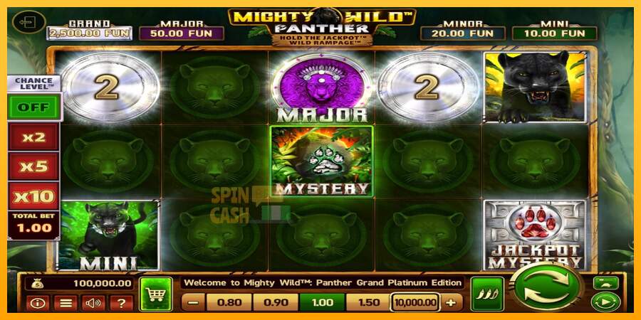 Spielautomat Mighty Wild: Panther Grand Platinum Edition für echtes geld 1