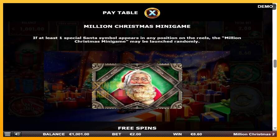 Spielautomat Million Christmas 2 für echtes geld 5