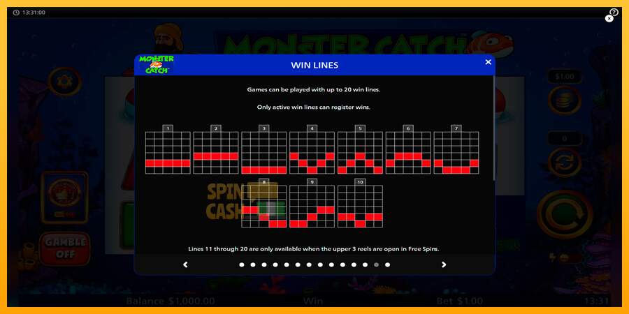 Spielautomat Monster Catch für echtes geld 7
