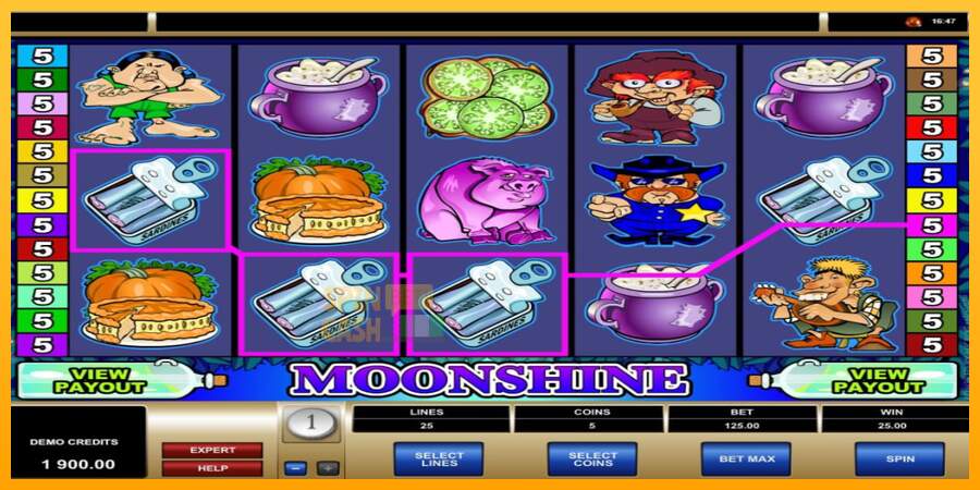 Spielautomat Moonshine für echtes geld 3