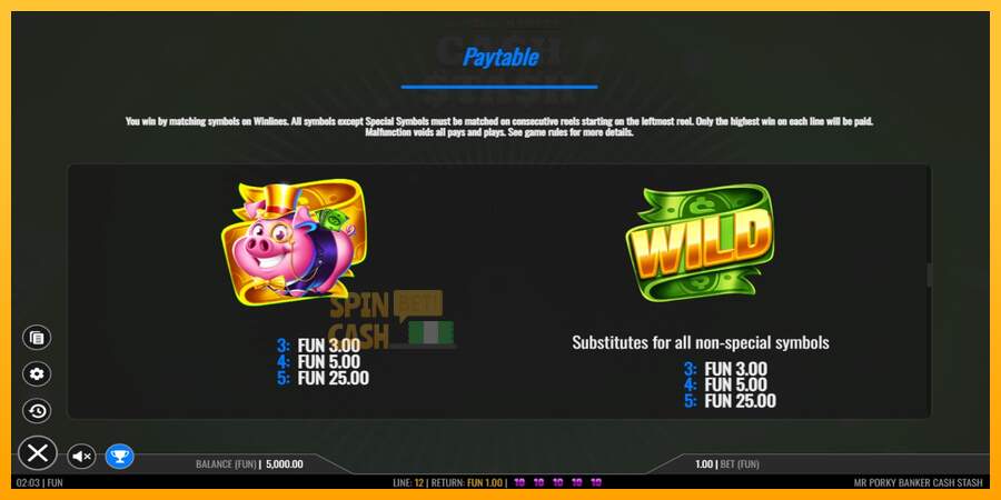 Spielautomat Mr Porky Banker Cash Stash für echtes geld 4