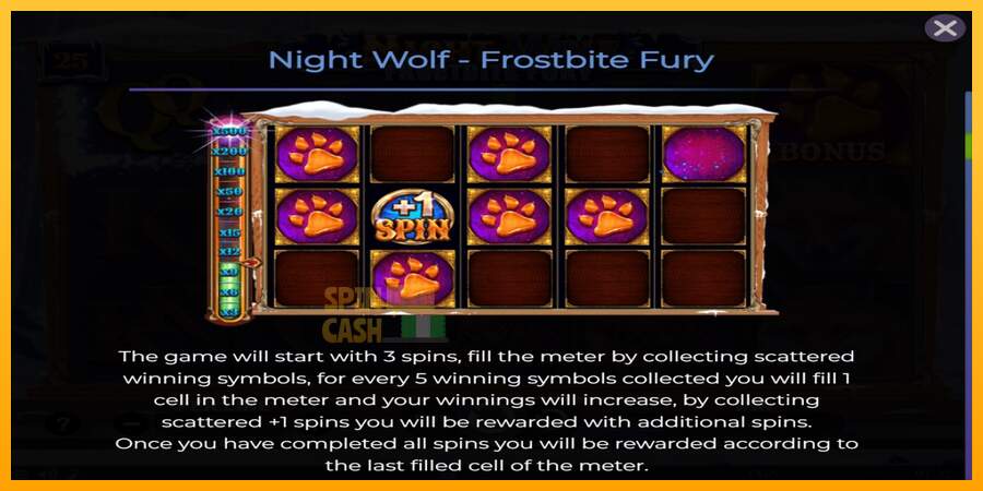 Spielautomat Night Wolf - Frostbite Fury für echtes geld 5