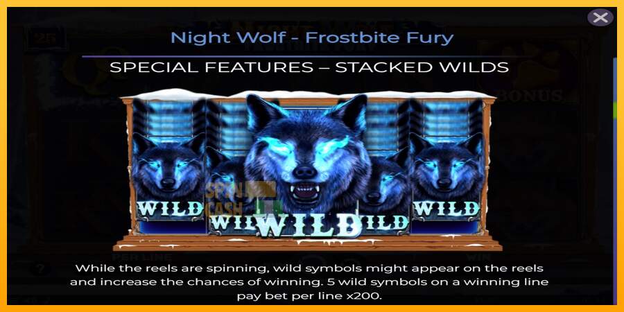 Spielautomat Night Wolf - Frostbite Fury für echtes geld 6