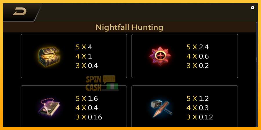 Spielautomat Nightfall Hunting für echtes geld 5