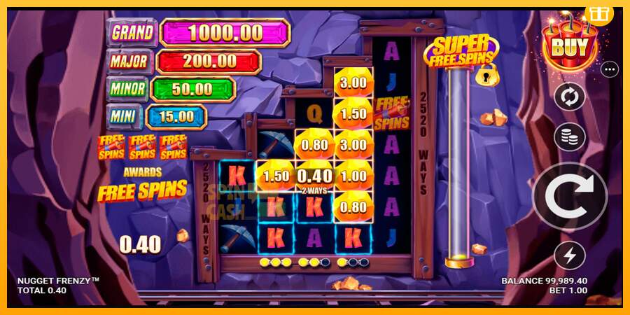 Spielautomat Nugget Frenzy für echtes geld 2