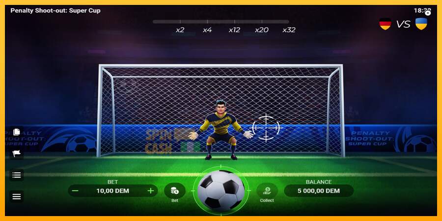 Spielautomat Penalty Shoot-Out: Super Cup für echtes geld 2