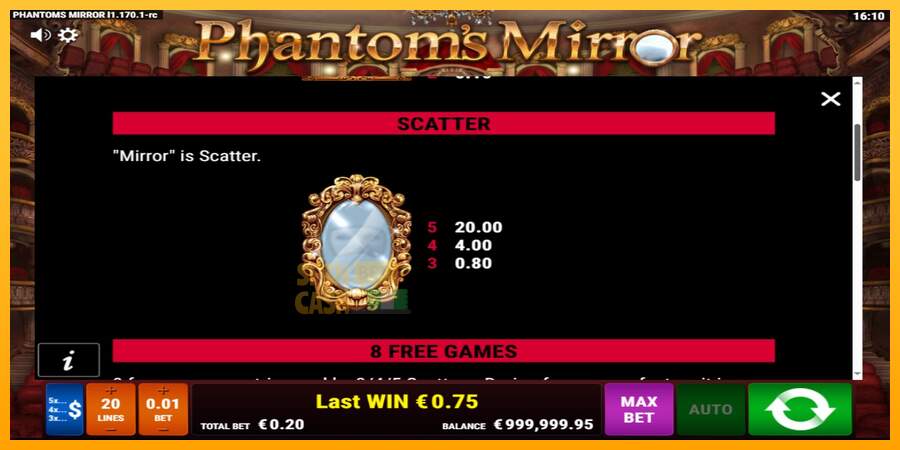 Spielautomat Phantoms Mirror für echtes geld 6