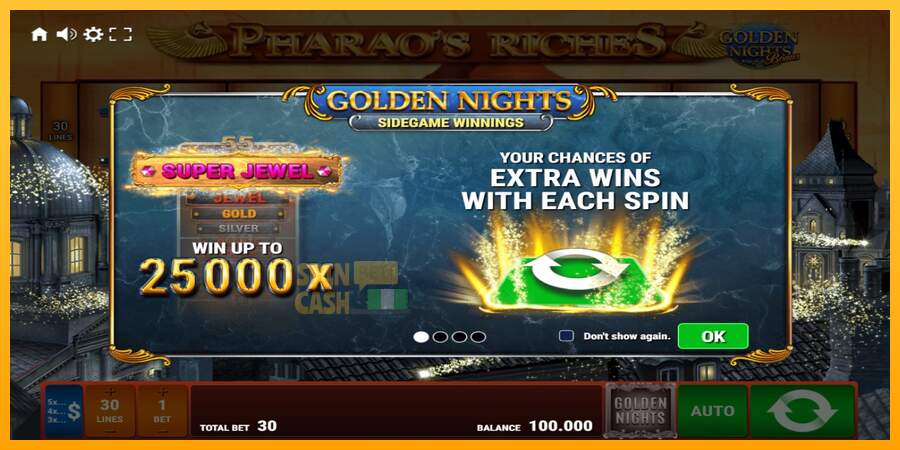 Spielautomat Pharaos Riches Golden Nights für echtes geld 1