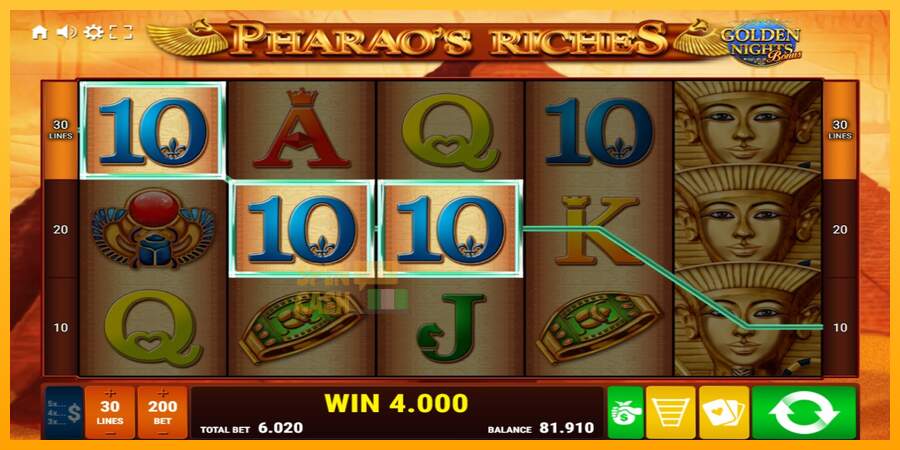 Spielautomat Pharaos Riches Golden Nights für echtes geld 3