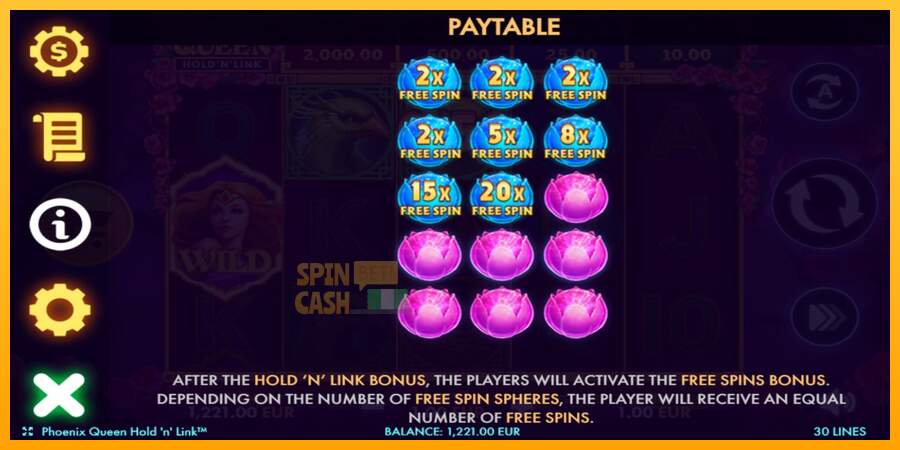 Spielautomat Phoenix Queen Hold N Link für echtes geld 6