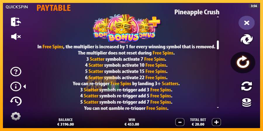 Spielautomat Pineapple Crush für echtes geld 6