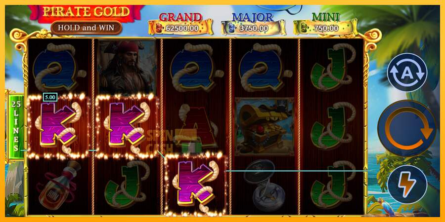 Spielautomat Pirate Gold Hold and Win für echtes geld 4