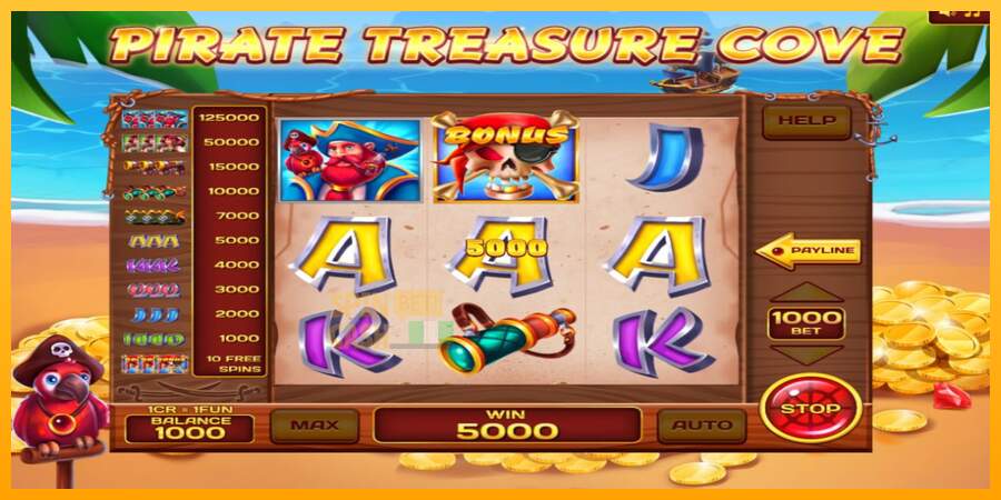 Spielautomat Pirate Treasure Cove 3x3 für echtes geld 2