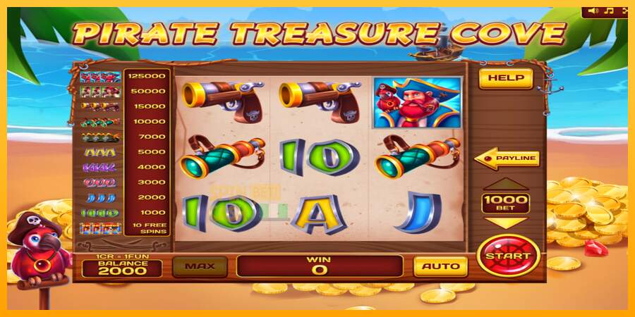 Spielautomat Pirate Treasure Cove 3x3 für echtes geld 3