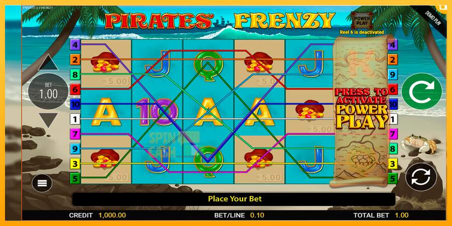 Spielautomat Pirates Frenzy für echtes geld 1