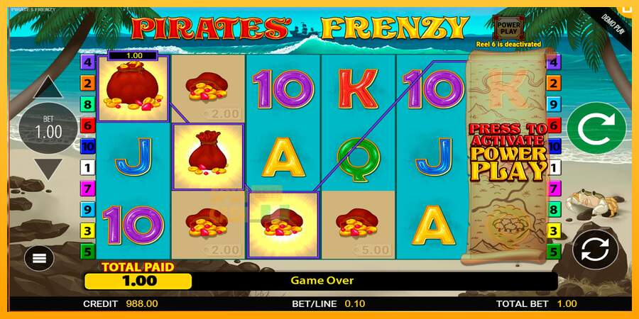 Spielautomat Pirates Frenzy für echtes geld 3