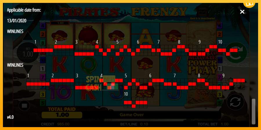 Spielautomat Pirates Frenzy für echtes geld 7