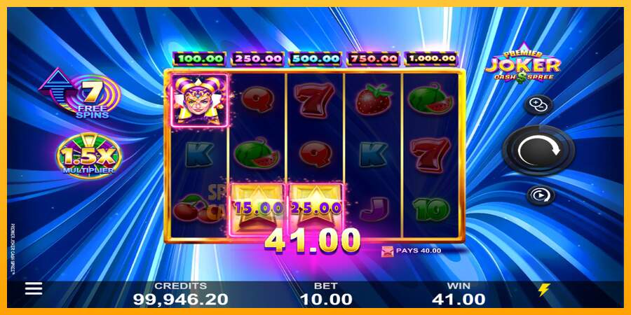 Spielautomat Premier Joker Cash Spree für echtes geld 2