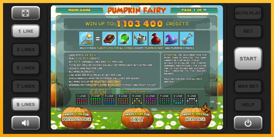 Spielautomat Pumpkin Fairy für echtes geld 4