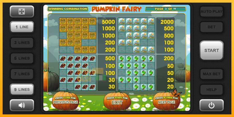 Spielautomat Pumpkin Fairy für echtes geld 6