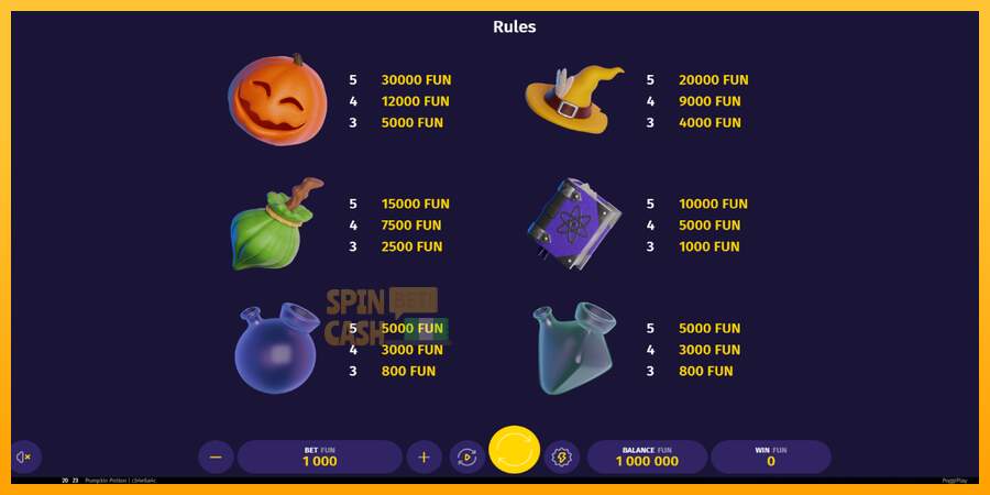 Spielautomat Pumpkin Potion für echtes geld 5