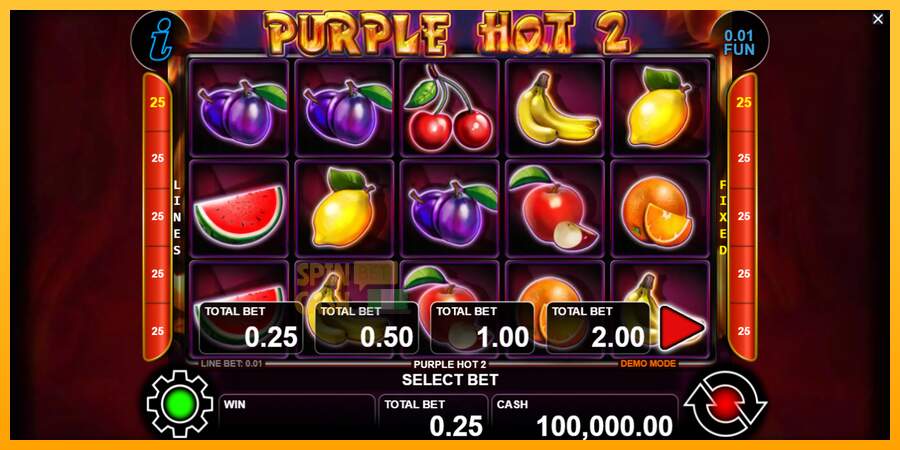 Spielautomat Purple Hot 2 für echtes geld 1