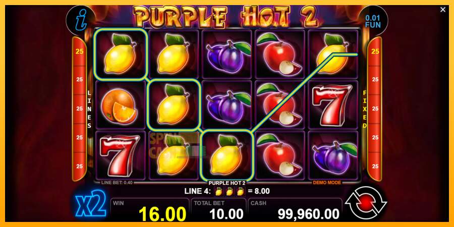 Spielautomat Purple Hot 2 für echtes geld 2