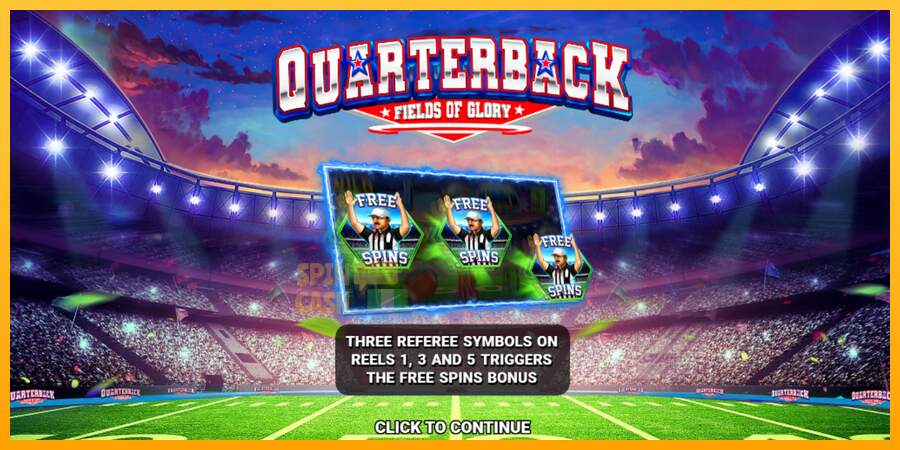 Spielautomat Quarterback Fields of Glory für echtes geld 1