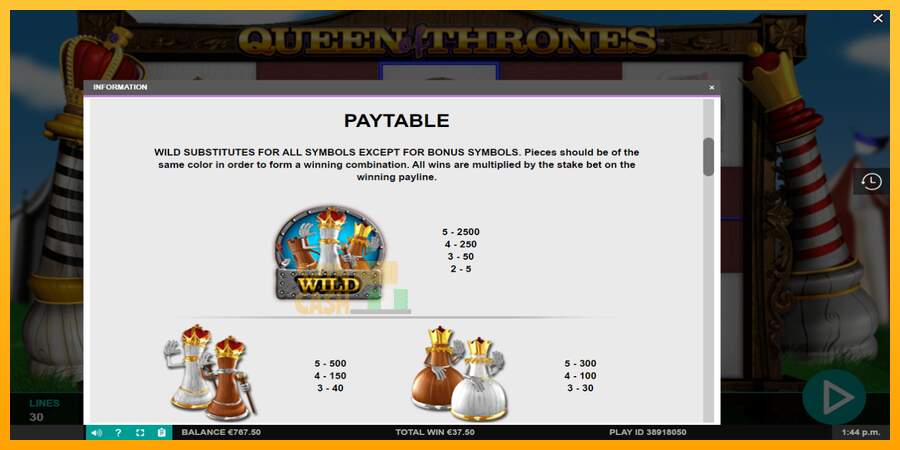 Spielautomat Queen of Thrones für echtes geld 6