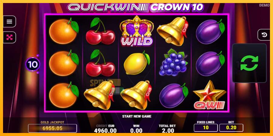 Spielautomat Quick Win Crown 10 für echtes geld 2