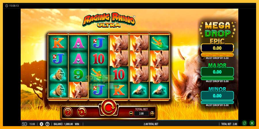 Spielautomat Raging Rhino Ultra für echtes geld 1