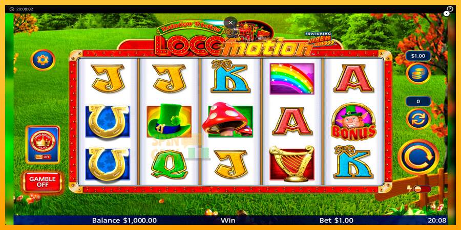 Spielautomat Rainbow Riches Locomotion für echtes geld 1