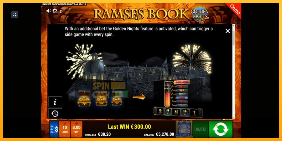 Spielautomat Ramses Book Golden Nights für echtes geld 5