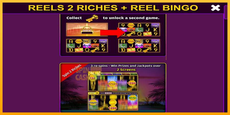 Spielautomat Reels 2 Riches with Reel Bingo für echtes geld 4