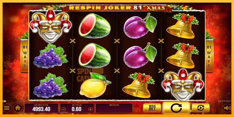 Spielautomat Respin Joker 81 Xmas für echtes geld 3