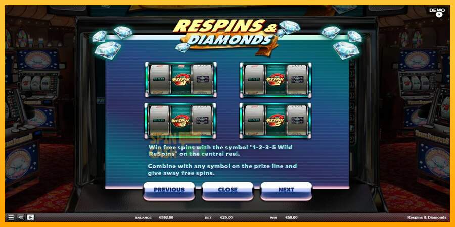 Spielautomat Respins Diamonds für echtes geld 6