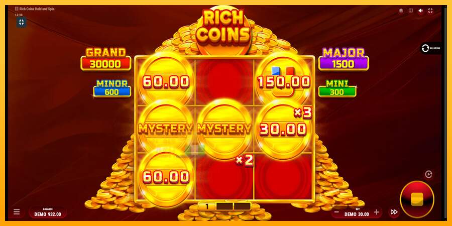 Spielautomat Rich Coins Hold and Spin für echtes geld 4