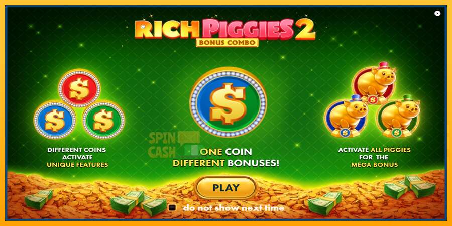 Spielautomat Rich Piggies 2: Bonus Combo für echtes geld 1