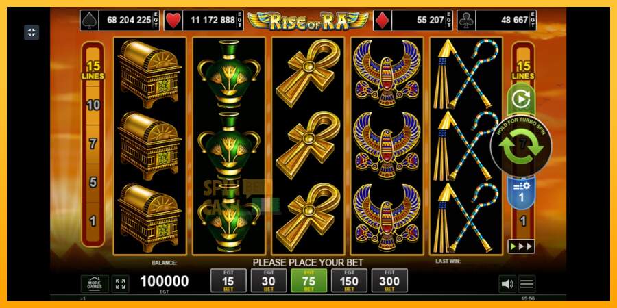 Spielautomat Rise of Ra für echtes geld 1