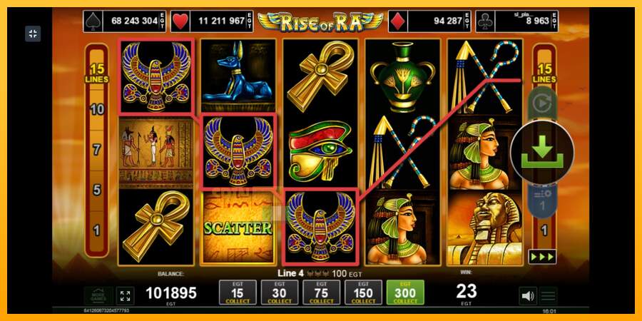 Spielautomat Rise of Ra für echtes geld 3