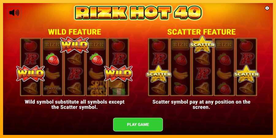 Spielautomat Rizk Hot 40 für echtes geld 1