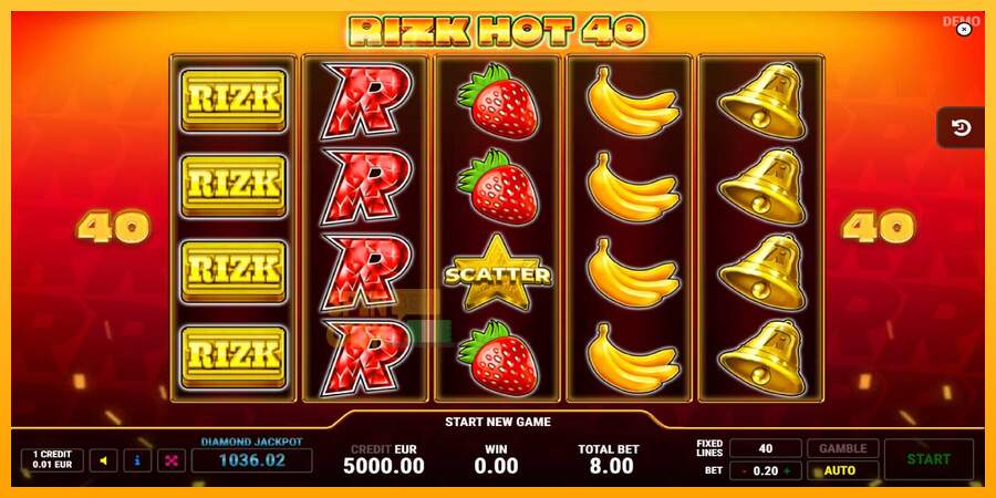 Spielautomat Rizk Hot 40 für echtes geld 2