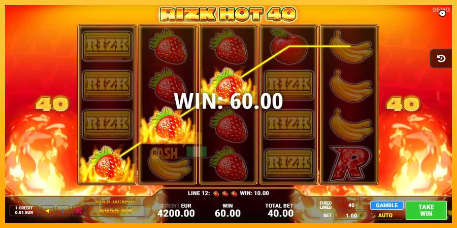 Spielautomat Rizk Hot 40 für echtes geld 3